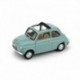 Fiat 500F Aperta 1970 Grigio Garda - interno beige Brumm R454-16