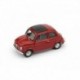 Fiat 500F Aperta 1965 Rosso Medio - interno nero Brumm R455-01