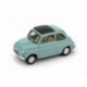 Fiat 500F Chiusa 1970 Grigio Garda - interno beige Brumm R455-16