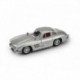 Mercedes 300SL Coupe Gullwing 1954 Silver - interno red Brumm BRUS1919