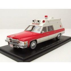 Cadillac Superior Ambulance 1977 White Red NEO NEO47241