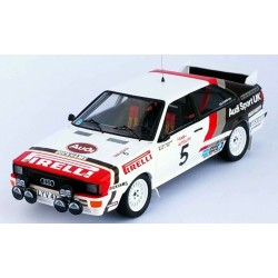Audi Quattro 5 Welsh Rally 1982 Waldegaard Short Trofeu TRORRUK21