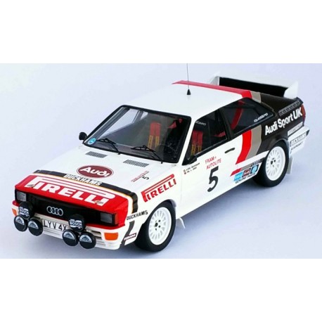 Audi Quattro 5 Welsh Rally 1982 Waldegaard Short Trofeu TRORRUK21