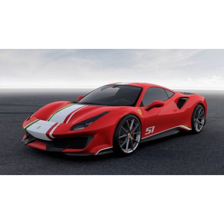 Ferrari 488 Pista Piloti Rosso Scuderia Looksmart LS488PPB