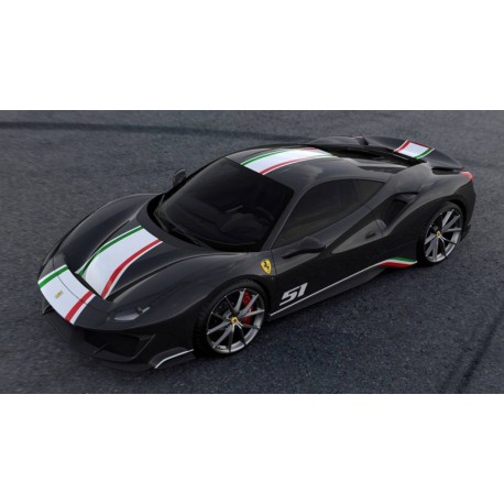 Ferrari 488 Pista Piloti Nero Daytona Looksmart LS488PPD