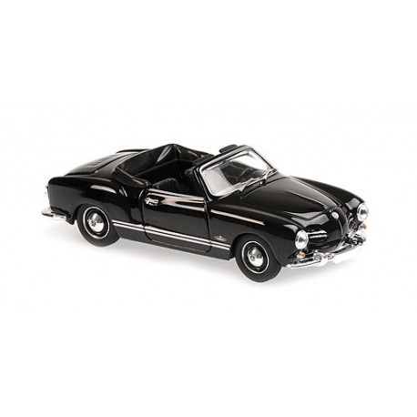 Volkswagen Karmann Ghia Cabriolet 1955 Black Minichamps 940051030