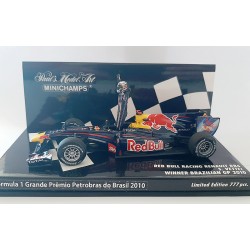 Red Bull Renault RB6 F1 Winner Brésil 2010 Sebastian Vettel Minichamps 413100205