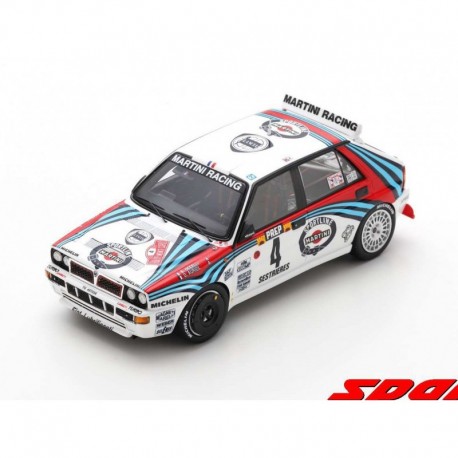 Lancia Delta HF Integrale 4 Rallye Monte Carlo 1992 Winner Didier Auriol Bernard Occelli Spark S9015