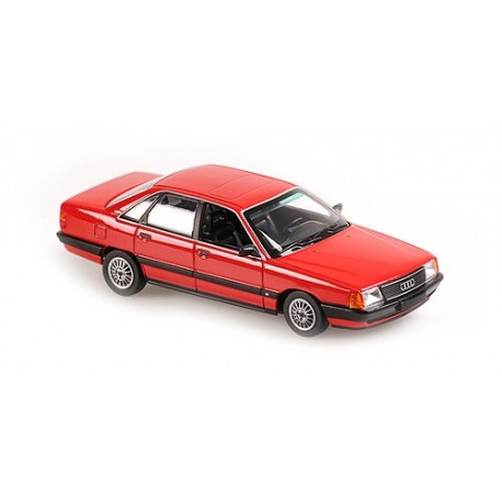 Audi 100 1990 Red Metallic Minichamps 940015200