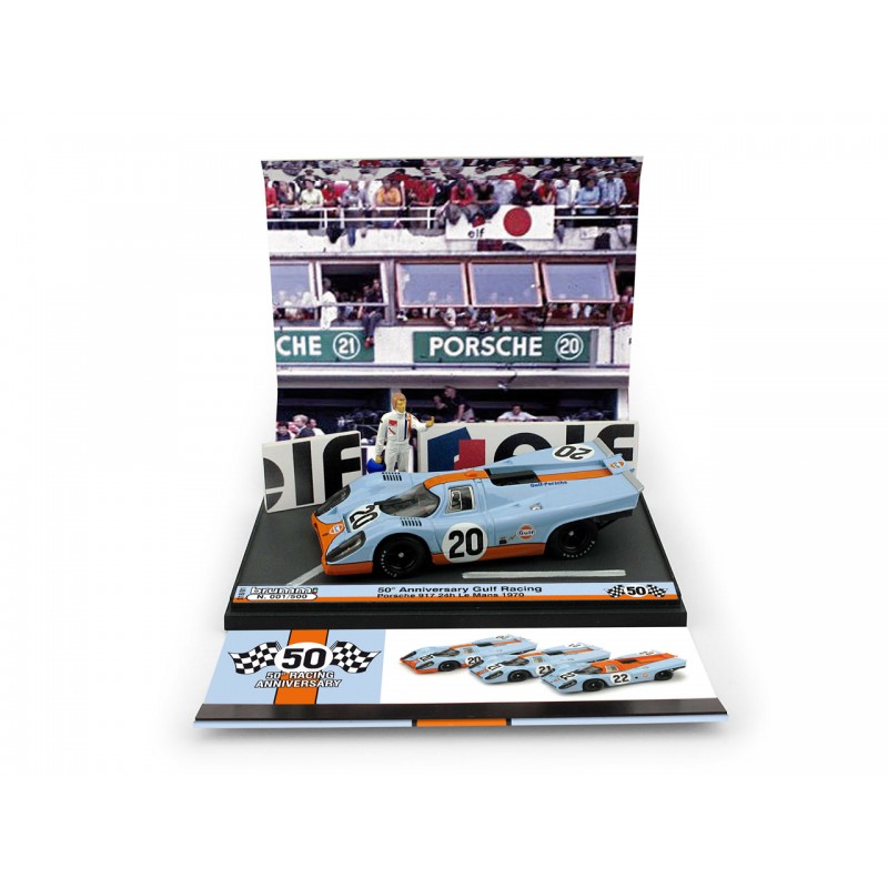 Porsche 917K Altaya - 24 Heures Du Mans 1970 - Échelle 1/43 (Réf 15) - Bleue