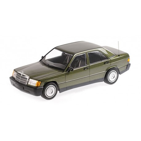 Mercedes Benz 190E W201 1982 Green Metallic Minichamps 155037001