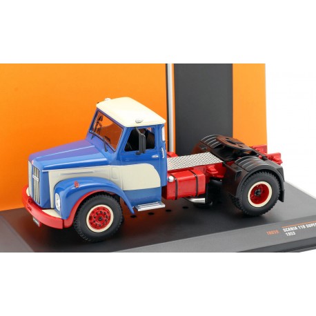 Scania 110 super 1953 Blue White IXO TR059