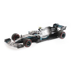 Mercedes F1 W10 EQ Power+ 77 F1 Grand Prix d'Angleterre 2019 Valtteri Bottas Minichamps 110191077