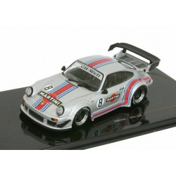 Porsche RWB 930 Silver Orange Martini IXO MOC206