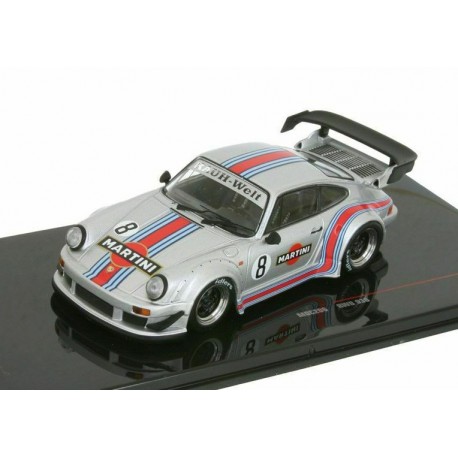 Porsche RWB 930 Silver Orange Martini IXO MOC206