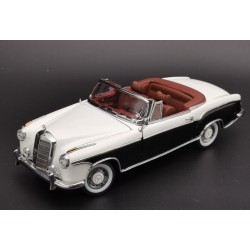 Mercedes 220 SE Convertible W180II 1958 Black White Sunstar SUN3576