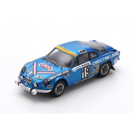 Alpine Renault A110 1600 SC 19 Rallye Monte Carlo Winner Coupe des dames 1976 Mouton Conconi Spark S6116