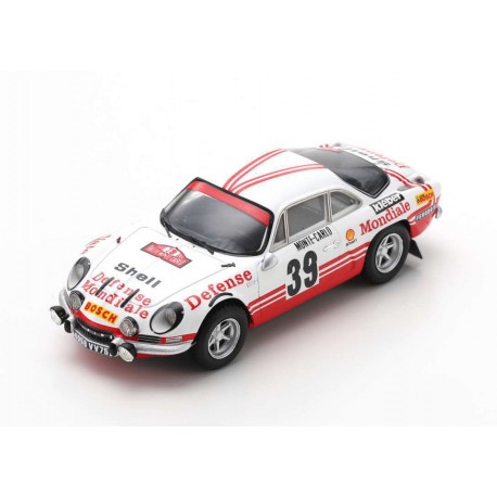 Alpine Renault A110 39 Rallye Monte Carlo 1973 Claude Ballot-Léna Jean Claude Morenas Spark S6112