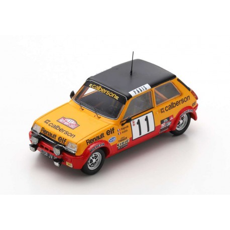 Renault 5 Alpine 11 Rallye Monte Carlo 1979 Jean Ragnotti Jean-Marc Andrie Spark S6038