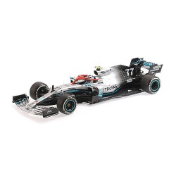 Mercedes F1 W10 EQ Power+ 77 F1 Hommage Lauda 3ème Monaco 2019 Valtteri Bottas Minichamps 110190677