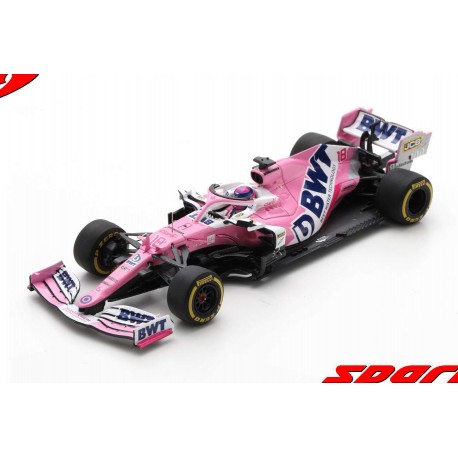 Racing Point Mercedes RP20 18 F1 Test Barcelona 2020 Lance Stroll Spark S6465