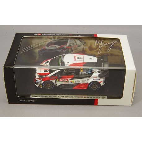 Toyota Yaris WRC 8 Winner Rallye Turquie 2018 Tanak Jarveoja Spark TOY13143T