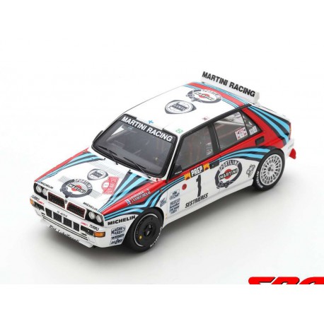 Lancia Delta HF Integrale 1 Rallye Monte Carlo 1992 Juha Kankkunen Juha Piironen Spark S9014