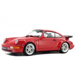 Porsche 964 Turbo 3.6 1990 Rouge Indien Solido S1803402