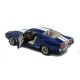 Shelby Mustang GT500 1967 Nightmist Blue with Light Grey Stripes Solido S1802903