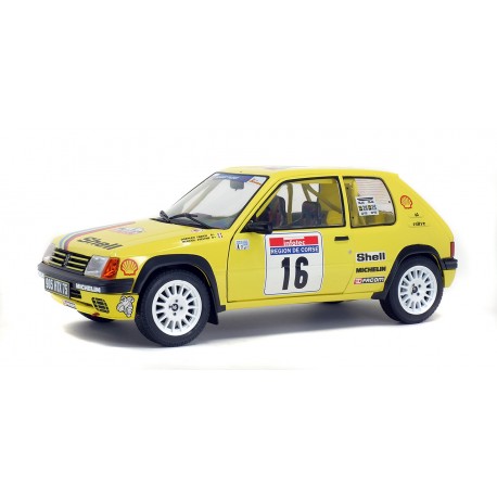 Peugeot 205 16 Tour de Corse 1990 Doenlen Merciol Solido S1801705