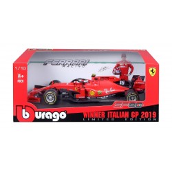 Ferrari SF90 16 F1 Winner Grand Prix d'Italie 2019 Charles Leclerc Bburago BBU18-16810