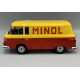 Barkas B 1000 Kastenwagen Minol 1970 Yellow Red MCG MCG18210