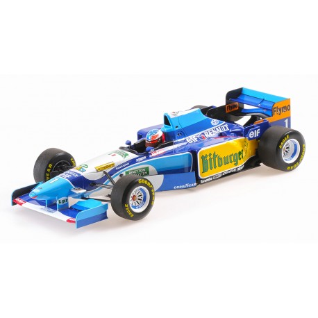 Benetton Renault B195 1 F1 Winner Monaco 1995 Michael Schumacher Minichamps 510952301