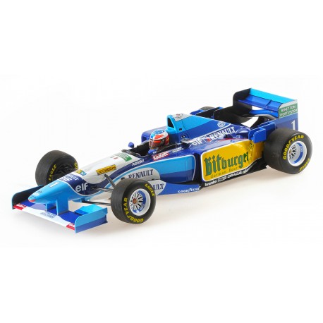 Benetton Renault B195 F1 World Champion Pacific 1995 Michael Schumacher Minichamps 510953301