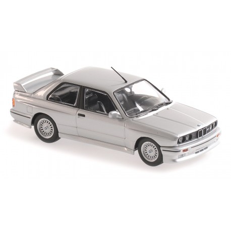 BMW M3 E30 1987 Silver Metallic Minichamps 940020302
