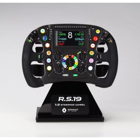 Volant Steering Wheel 1/2 Renault RS19 F1 2019 Zmodels ZMD9900101