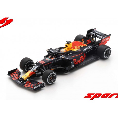 Aston Martin Red Bull Honda RB16 33 F1 Test Barcelona 2020 Max Verstappen Spark S6458