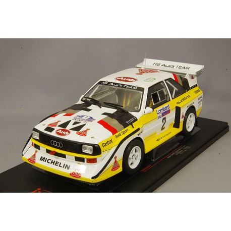Audi Quattro S1 2 RAC Rally 1985 Mikkola Hertz IXO 18RMC048A