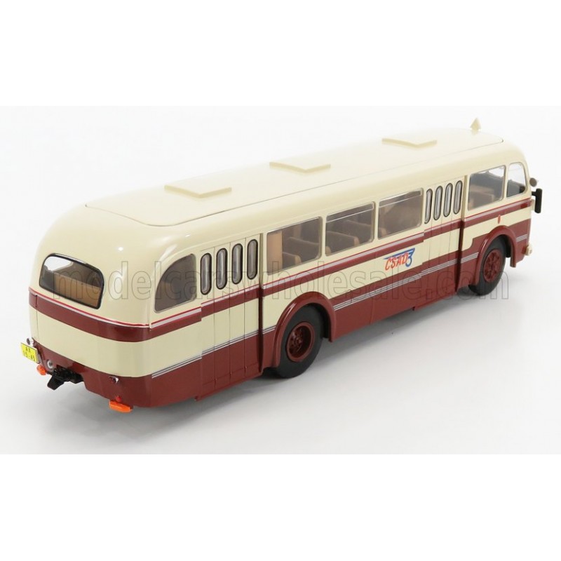 Miniatures montées - Skoda 706 RO Bleu / Blanc 1947 1/43 IXO