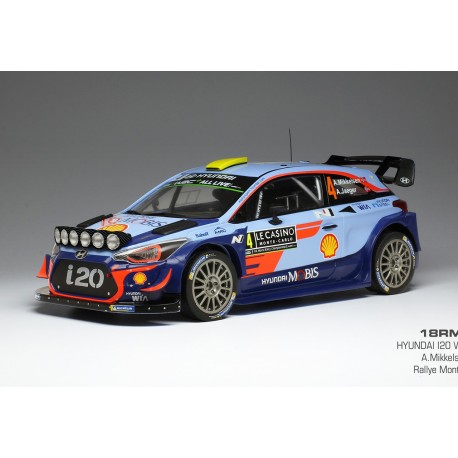 Hyundai i20 WRC 4 Rallye Monte Carlo 2018 Mikkelsen Jaeger IXO 18RMC030A