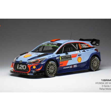 Hyundai i20 WRC 6 Rallye Monte Carlo 2018 Sordo Del Barrio IXO 18RMC030C 1/18
