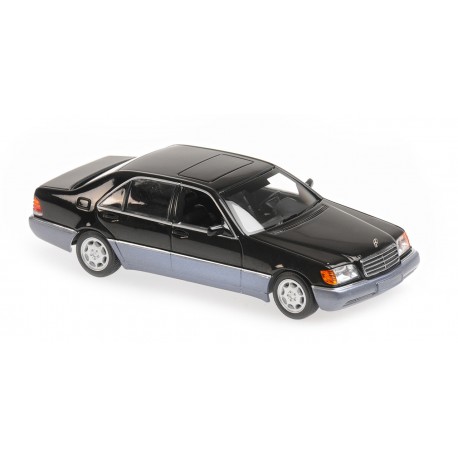 Mercedes Benz 600 Sel W140 1991 Black Metallic Minichamps 940035400
