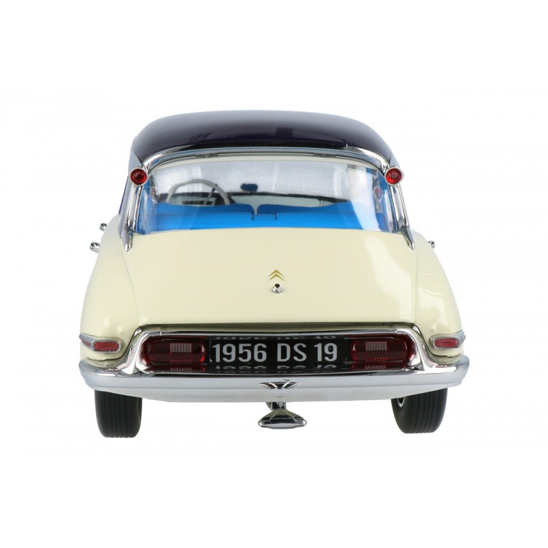 1:18 Norev Citroen DS 19 - 1956 Champagne & Aubergine Salon de Paris