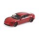 Porsche Taycan Turbo S 2020 Kaminrot Red Minichamps 410068472