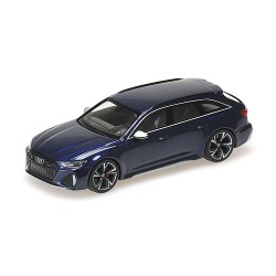 Audi RS6 Avant 2019 Blue Metallic Minichamps 410018011