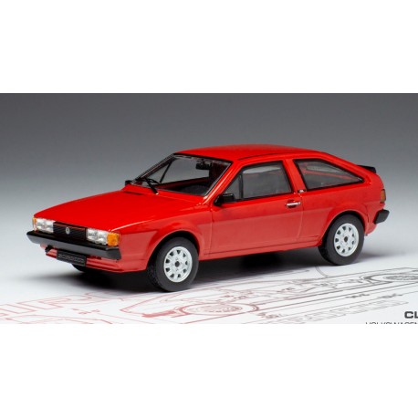 VW Sirocco 2 1987 Red IXO CLC349N