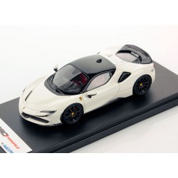Ferrari SF90 Stradale Bianco Avus Nero DS 1250 Asseto Fiorano Looksmart LS504F