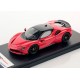 Ferrari SF90 Stradale Rosso Scuderia Nero DS 1250 Assetto Fiorano Looksmart LS504G