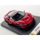 Ferrari F8 Tributo New Rosso Corsa Metallic with Roof Nero DS Looksmart LS503SE4