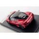 Ferrari F8 Tributo New Rosso Corsa Metallic with Roof Nero DS Looksmart LS503SE4